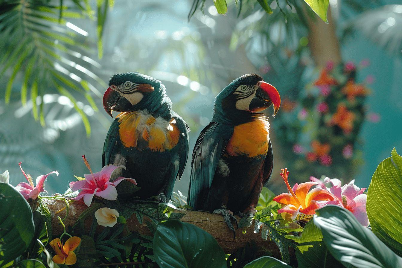 Oiseaux tropicaux : adaptation et vie en captivité