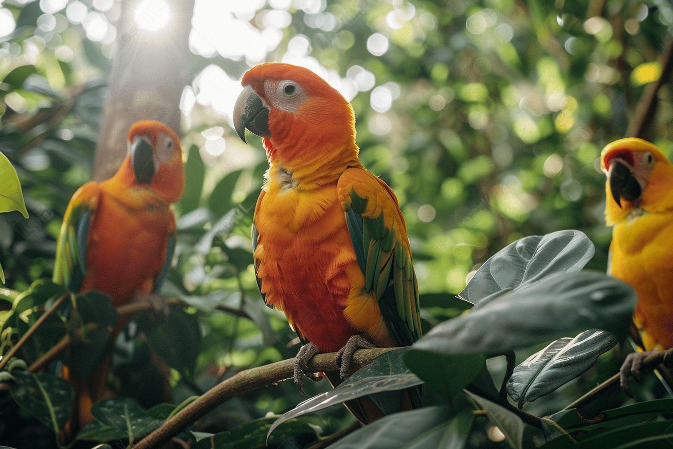 Perroquets : communication et intelligence des oiseaux parlants